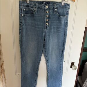 GAP Women's High Rise Light Blue Jeans